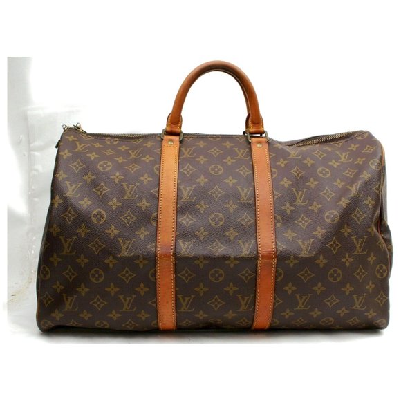 Auth Louis Vuitton Keepall 50 Travel #3014L22